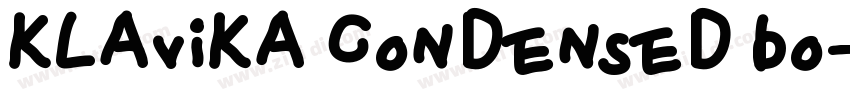 klavika condensed bo字体转换